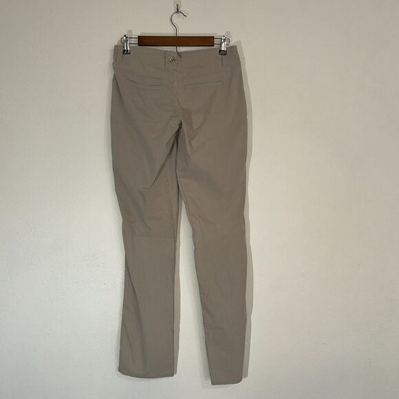 Kuhl Outdoor Hiking Pants Womens 2 Regular Beige Cargo Pockets Drawstring 28x32 - Picture 2 of 13